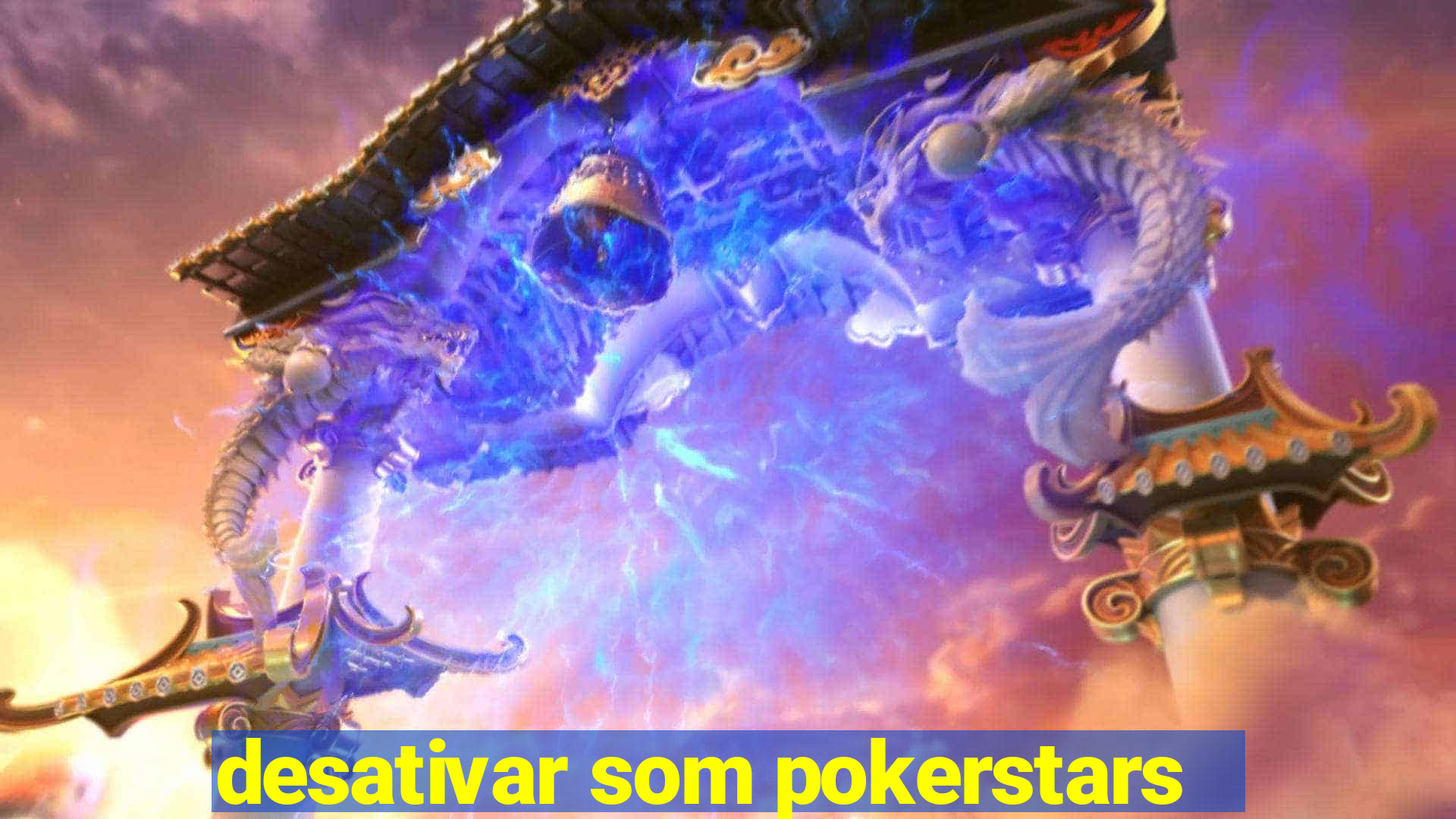 desativar som pokerstars